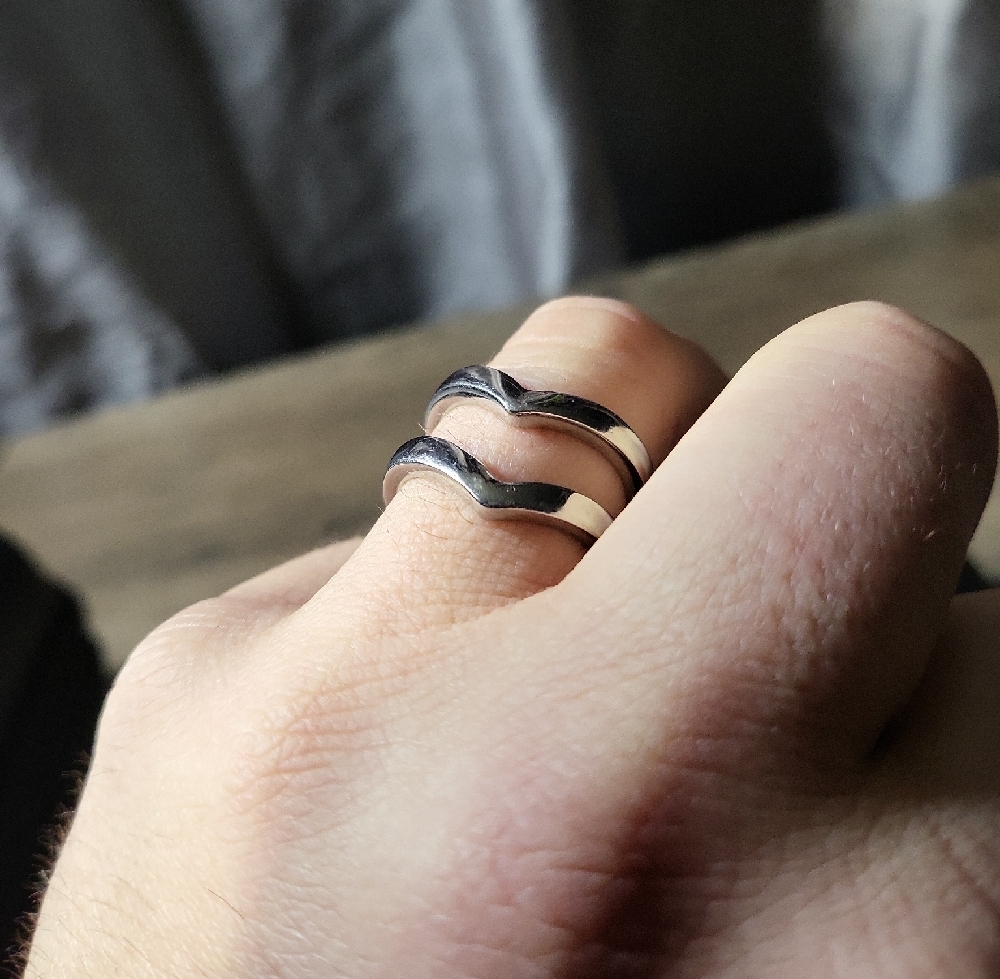 Silver Stacking Rings By - Vitaly - image 5